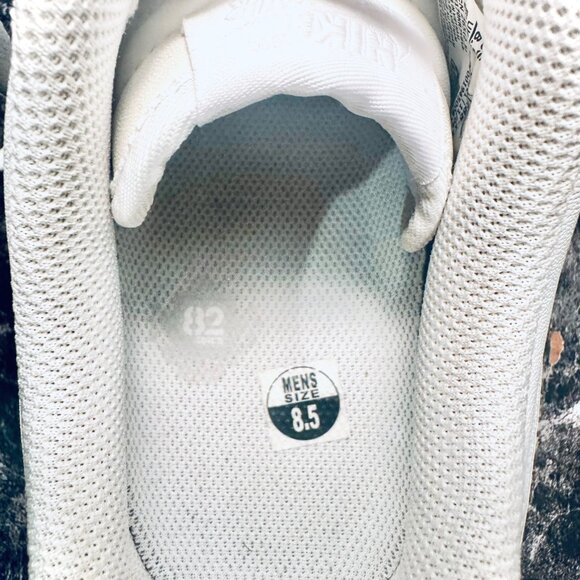 Nike Mens Crisp White Air Force 1 Low Sneakers Size 8.5 Barely Used CW2288-111 - Picture 9 of 10